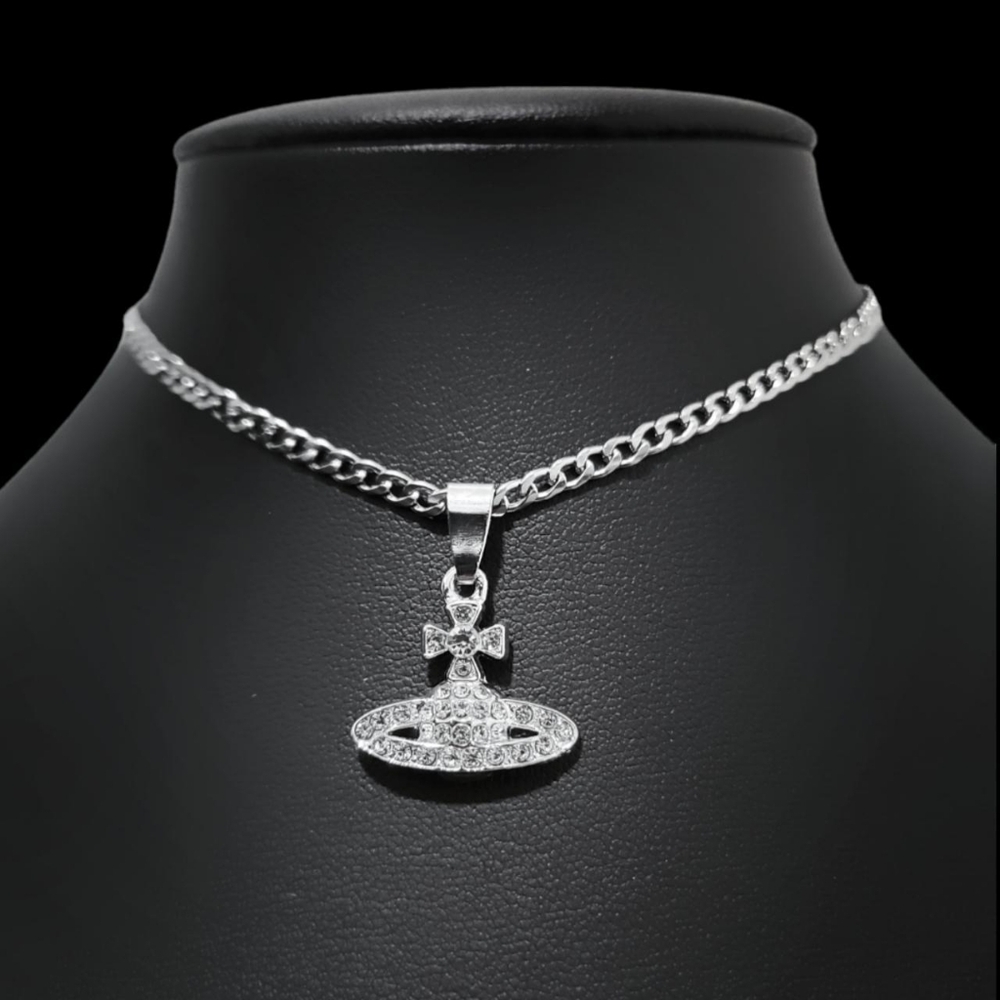 Crystal Saturn Choker